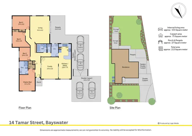 Floorplan of Homely house listing, 14 Tamar Street, Bayswater VIC 3153