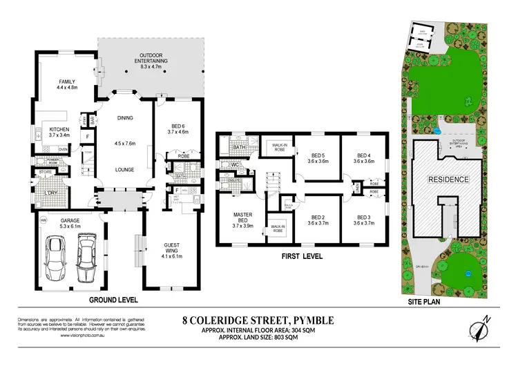 Floorplan of Homely house listing, 8 Coleridge Street, Pymble NSW 2073