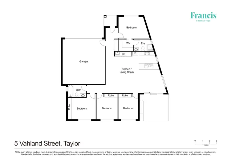 Floorplan of Homely house listing, 5 Vahland Street, Taylor ACT 2913
