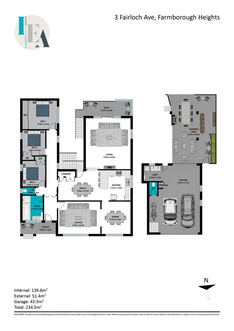 Floorplan of Homely house listing, 3 Fairloch Avenue, Farmborough Heights NSW 2526