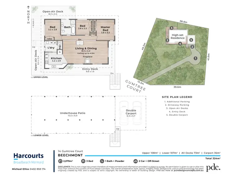 Floorplan of Homely house listing, 14 Gumtree Court, Beechmont QLD 4211
