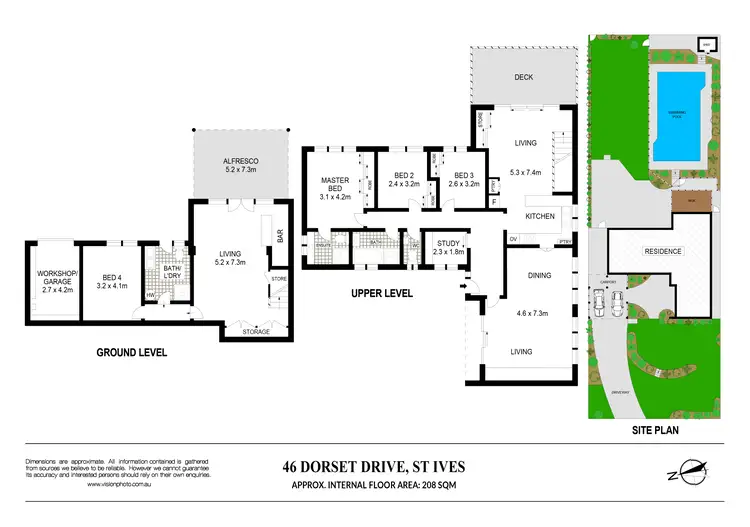 Floorplan of Homely house listing, 46 Dorset Drive, St Ives NSW 2075