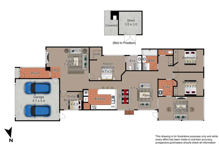 Floorplan of Homely house listing, 7 The Ridge, Hampton Park VIC 3976