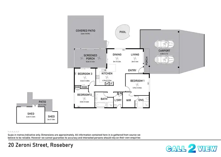 Floorplan of Homely house listing, 20 Zeroni Street, Rosebery NT 832