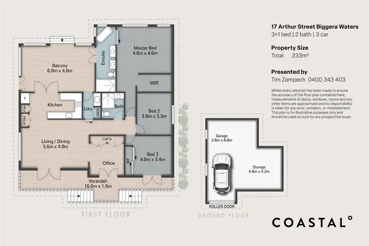 Floorplan of Homely house listing, 17 Arthur Street, Biggera Waters QLD 4216