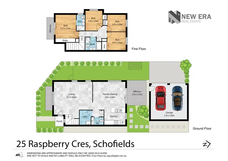 Floorplan of Homely house listing, 25 Raspberry Crescent, Schofields NSW 2762