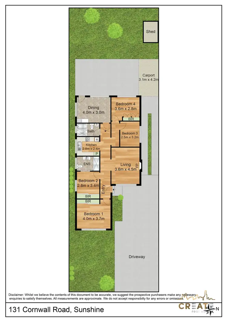 Floorplan of Homely house listing, 131 Cornwall Road, Sunshine VIC 3020