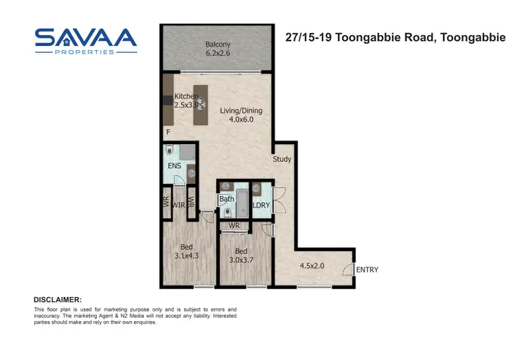 Floorplan of Homely apartment listing, 27/15-19 Toongabbie Road, Toongabbie NSW 2146