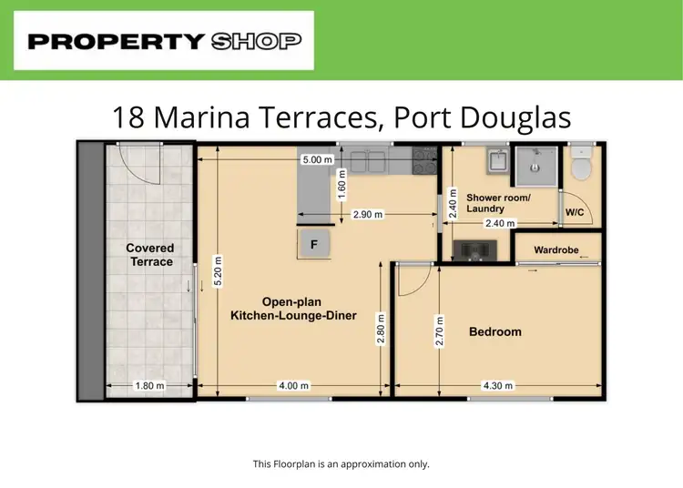 Floorplan of Homely apartment listing, 18/14-16 Davidson Street, Port Douglas QLD 4877