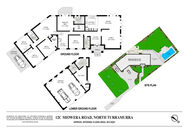 Floorplan of Homely house listing, 12C Miowera Road, Turramurra NSW 2074
