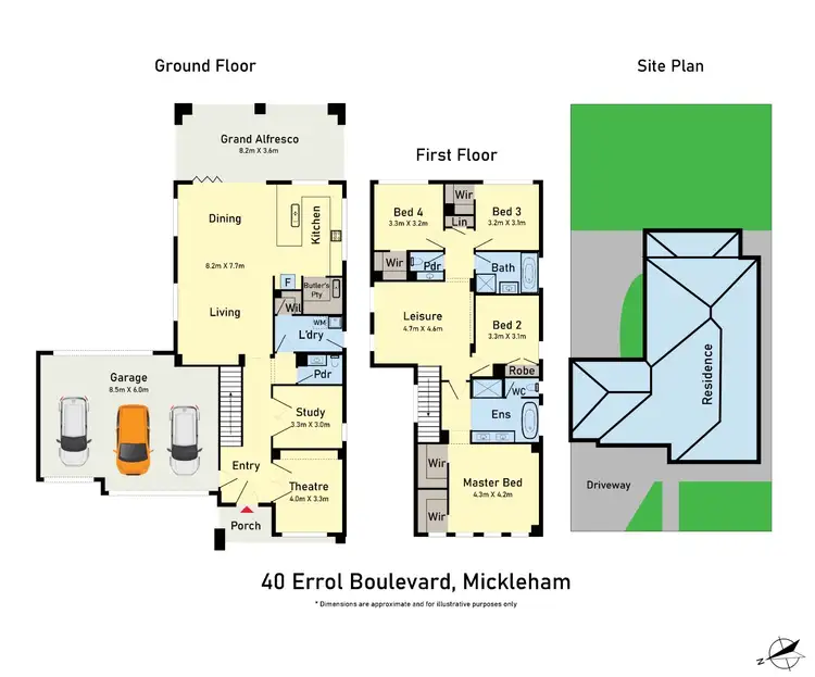Floorplan of Homely house listing, 40 Errol Boulevard, Mickleham VIC 3064