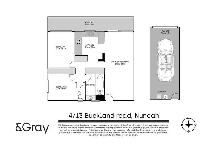 Floorplan of Homely unit listing, 4/13 Buckland Road, Nundah QLD 4012