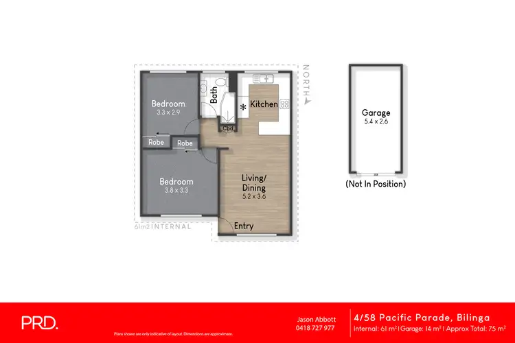 Floorplan of Homely apartment listing, 4/58 Pacific Parade, Bilinga QLD 4225