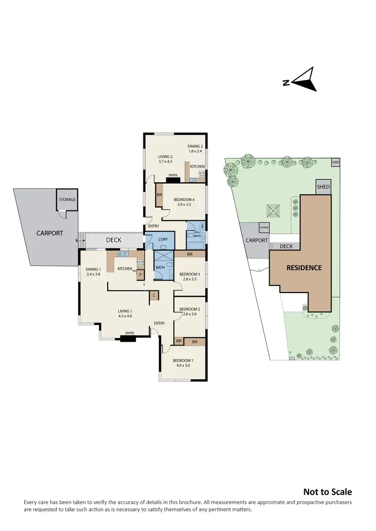Floorplan of Homely house listing, 15 Trent Court, Notting Hill VIC 3168