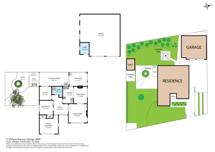 Floorplan of Homely house listing, 11 Elsham Avenue, Orange NSW 2800