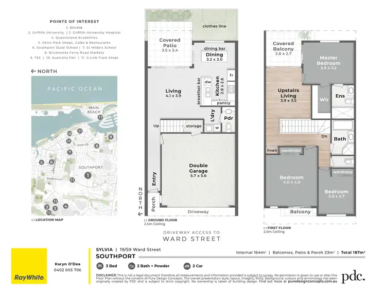 Floorplan of Homely townhouse listing, 19/59 Ward Street, Southport QLD 4215