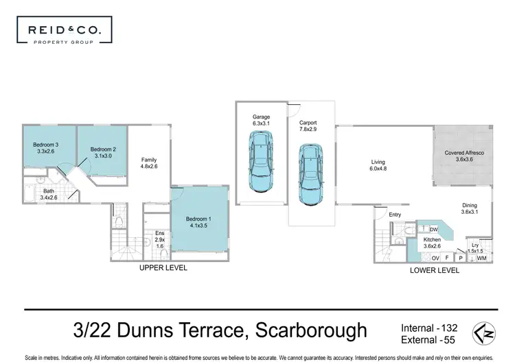 Floorplan of Homely townhouse listing, 3/22 Dunns Terrace, Scarborough QLD 4020