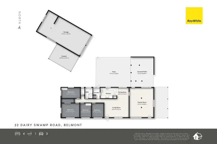 Floorplan of Homely house listing, 32 Dairy Swamp Road, Belmont QLD 4153