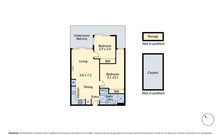 Floorplan of Homely apartment listing, 5F/54 La Scala Avenue, Maribyrnong VIC 3032