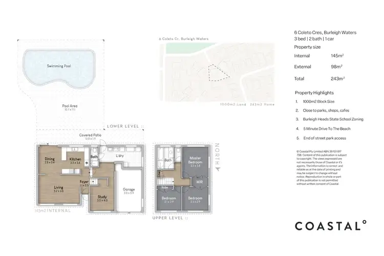 Floorplan of Homely house listing, 6 Coleto Crescent, Burleigh Waters QLD 4220