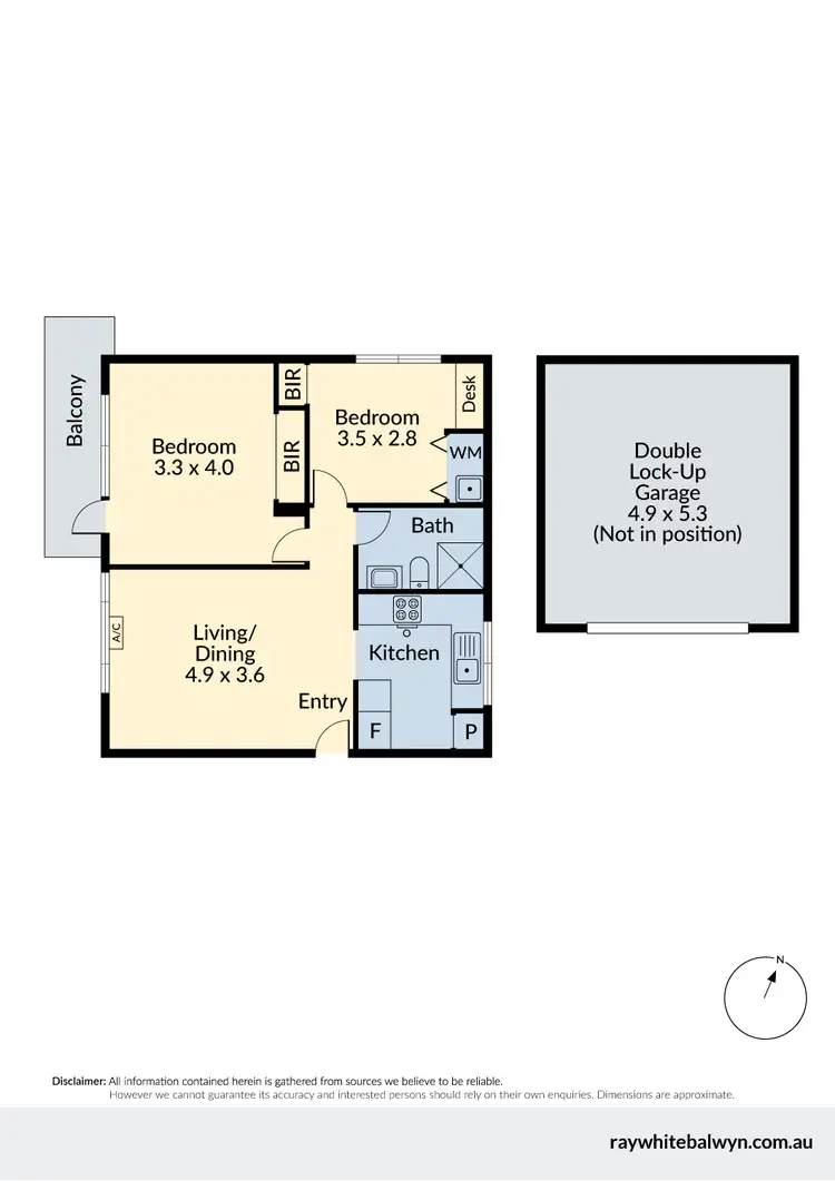 Floorplan of Homely apartment listing, 9/47 Yerrin Street, Balwyn VIC 3103