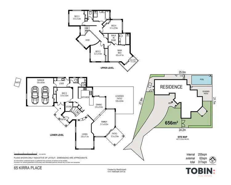 Floorplan of Homely house listing, 65 Kirra Place, Carindale QLD 4152