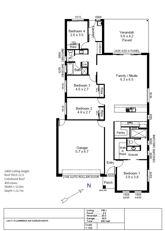 Floorplan of Homely house listing, 10/3 Lawrence Avenue, Gawler South SA 5118
