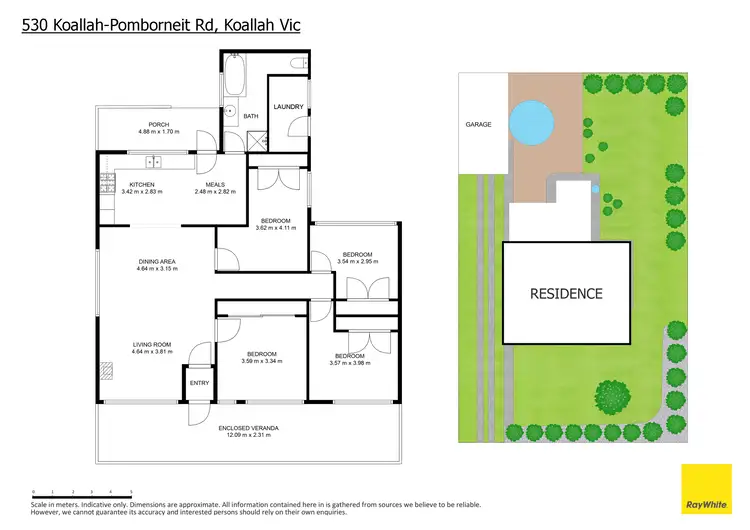 Floorplan of Homely house listing, 530 Koallah-pomborneit Road, Koallah VIC 3260