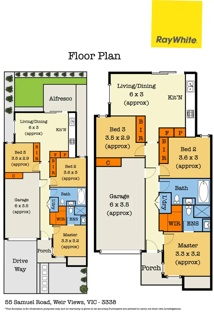 Floorplan of Homely house listing, 55 Samuel Road, Weir Views VIC 3338