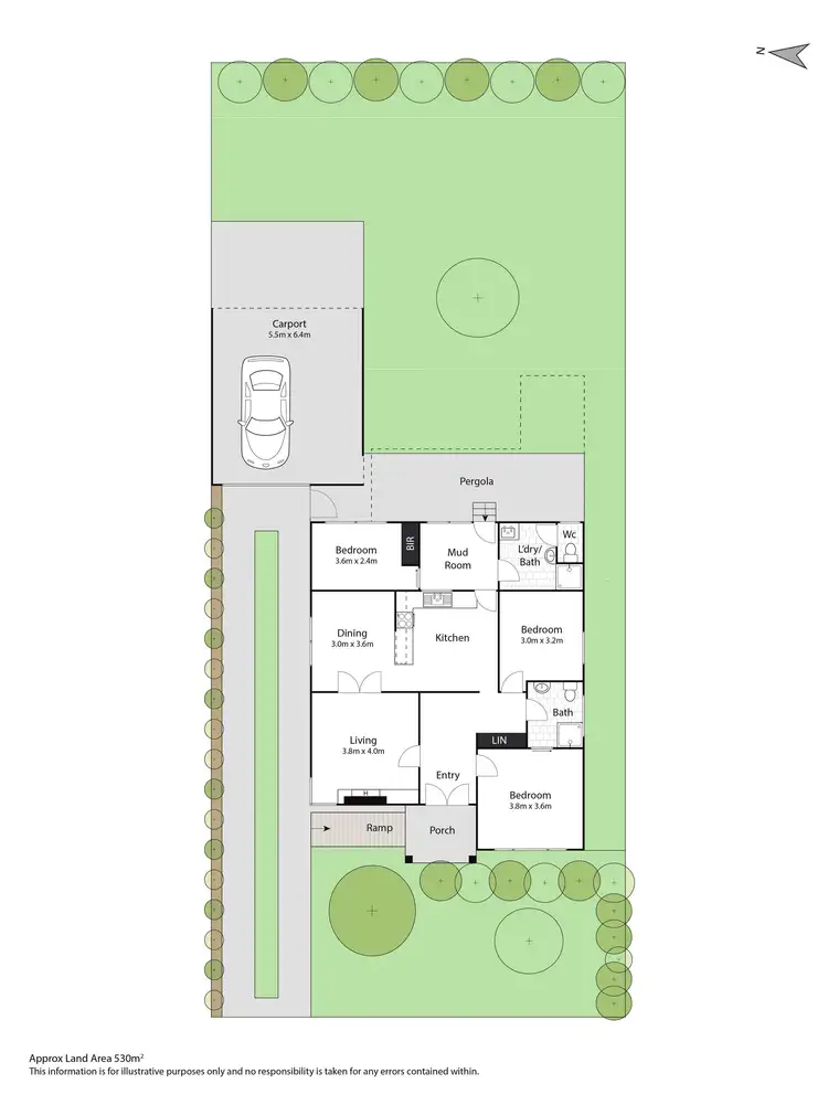 Floorplan of Homely house listing, 5 Garlick Avenue, Newtown VIC 3220