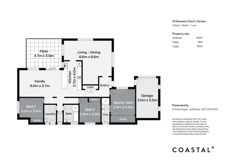 Floorplan of Homely house listing, 31 Dawnann Court, Carrara QLD 4211