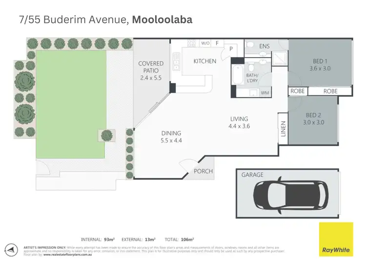 Floorplan of Homely unit listing, 7/55 Buderim Avenue, Mooloolaba QLD 4557
