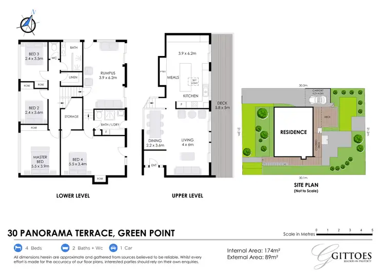 Floorplan of Homely house listing, 30 Panorama Terrace, Green Point NSW 2251
