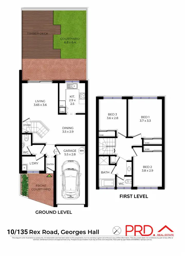 Floorplan of Homely house listing, 10/135 Rex Road, Georges Hall NSW 2198