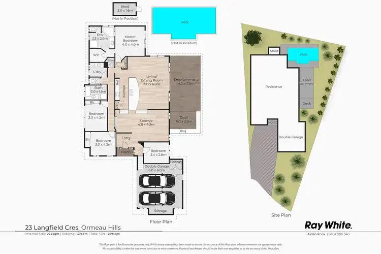 Floorplan of Homely house listing, 23 Langfield Crescent, Ormeau Hills QLD 4208