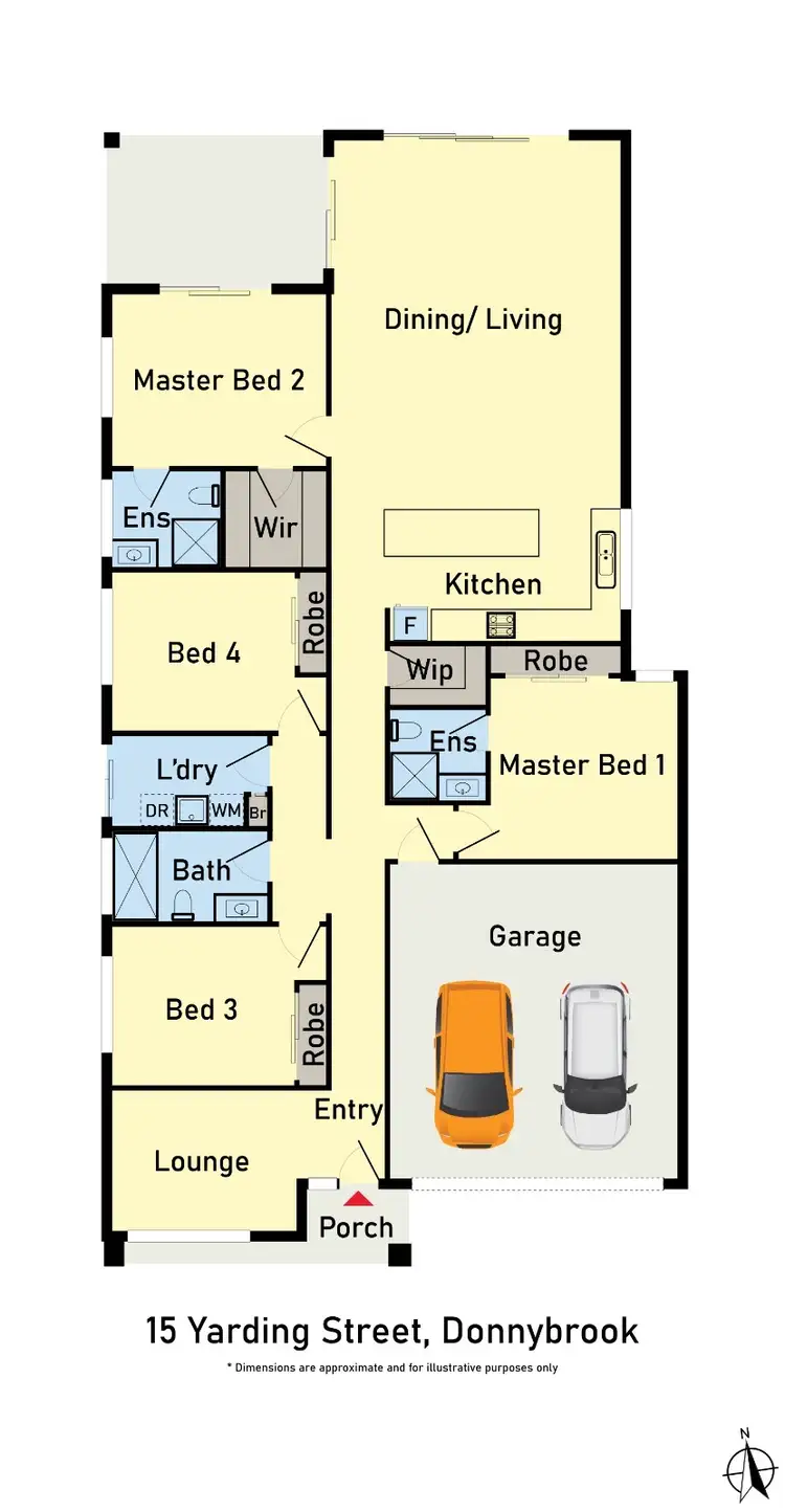 Floorplan of Homely house listing, 15 Yarding Street, Donnybrook VIC 3064