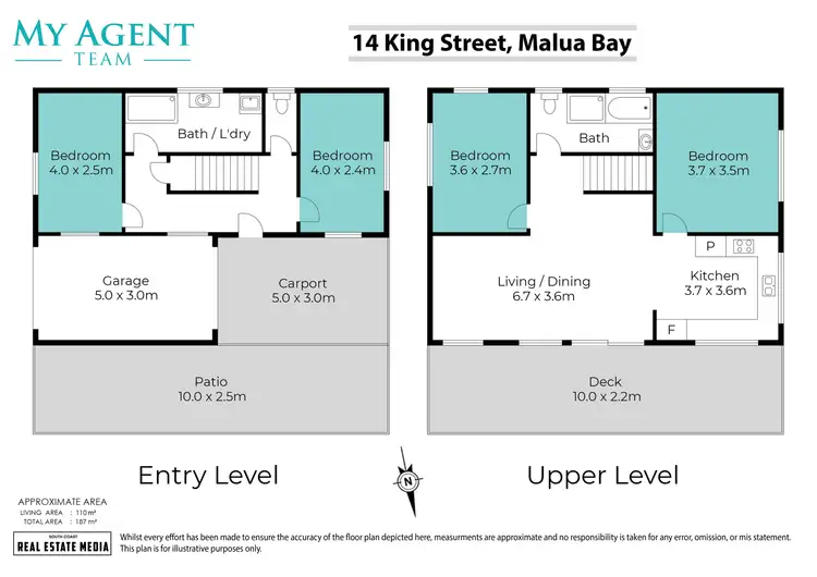 Floorplan of Homely house listing, 14 King Street, Malua Bay NSW 2536