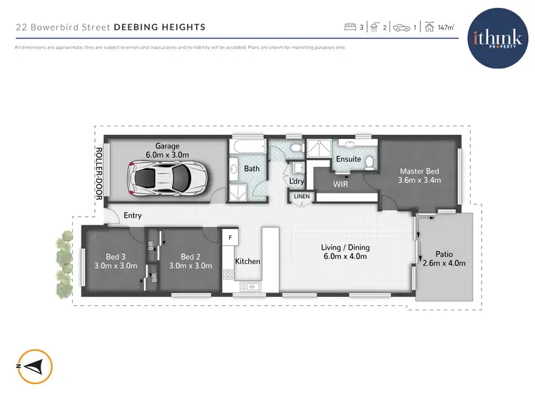 Floorplan of Homely house listing, 22 Bowerbird Street, Deebing Heights QLD 4306