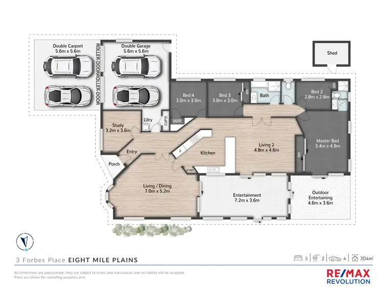 Floorplan of Homely house listing, 3 Forbes Place, Eight Mile Plains QLD 4113