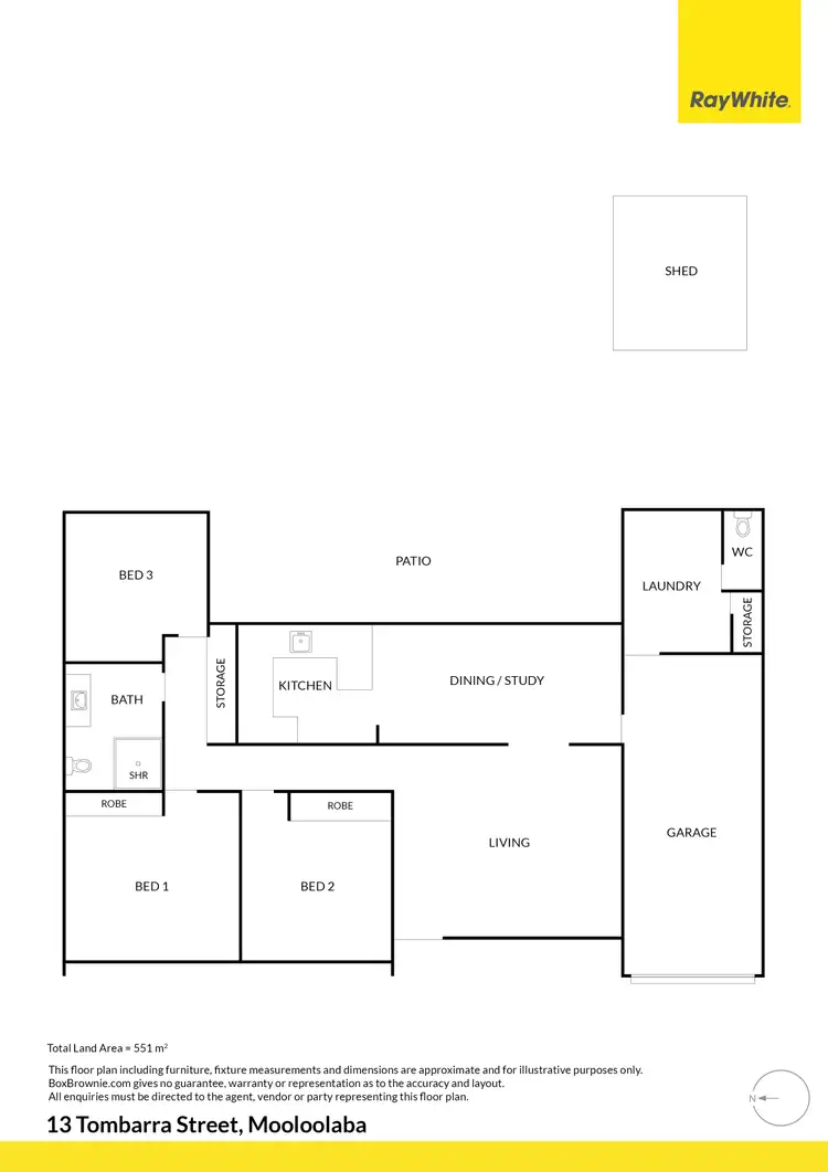 Floorplan of Homely house listing, 13 Tombarra Street, Mooloolaba QLD 4557