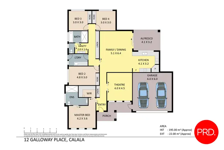 Floorplan of Homely house listing, 12 Galloway Place, Tamworth NSW 2340