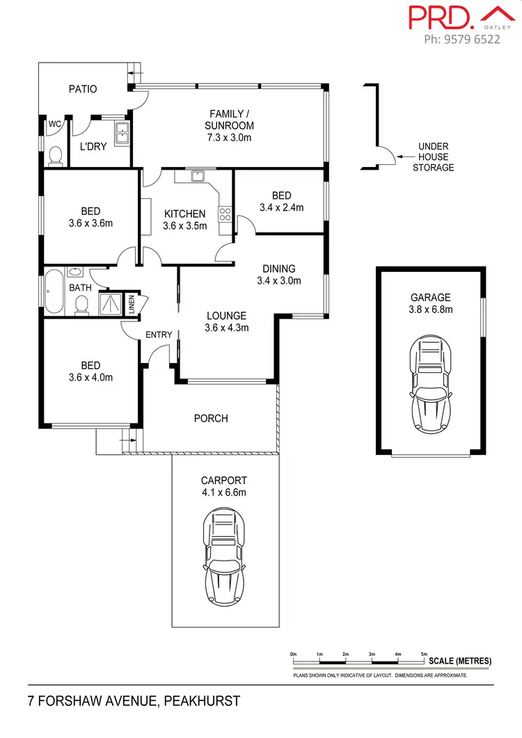 Floorplan of Homely house listing, 7 Forshaw Avenue, Peakhurst NSW 2210