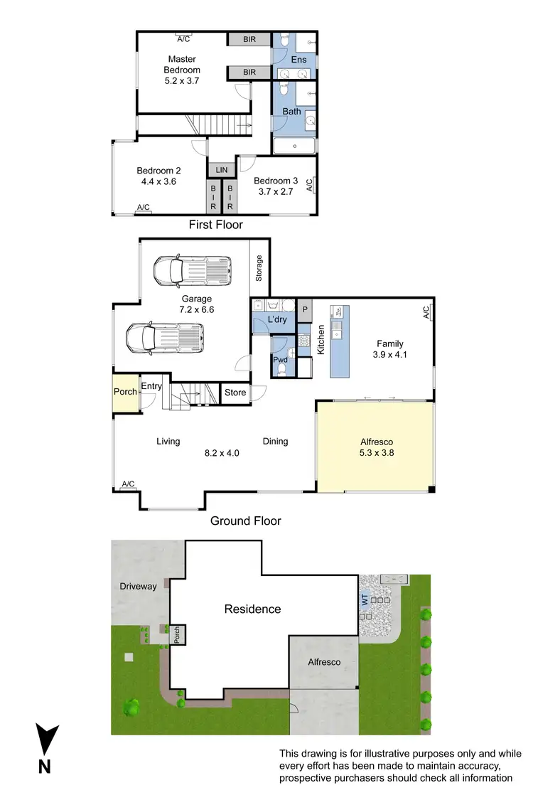 Floorplan of Homely house listing, 3 Suffolk Grove, Mulgrave VIC 3170