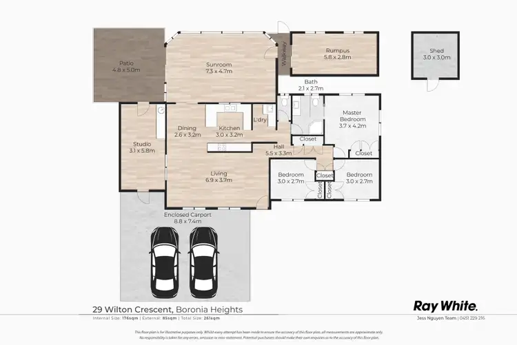 Floorplan of Homely house listing, 29 WILTON CRES, Boronia Heights QLD 4124
