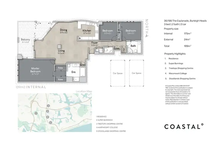 Floorplan of Homely apartment listing, 36/186 The Esplanade, Burleigh Heads QLD 4220