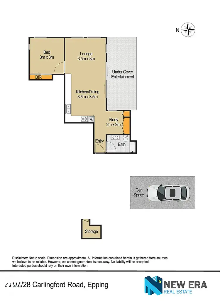 Floorplan of Homely apartment listing, G08/28 Carlingford Road, Epping NSW 2121