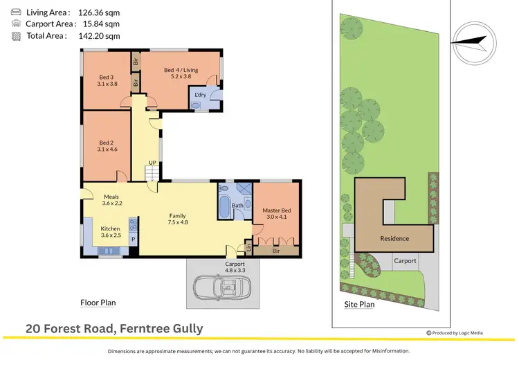 Floorplan of Homely house listing, 20 Forest Road, Ferntree Gully VIC 3156