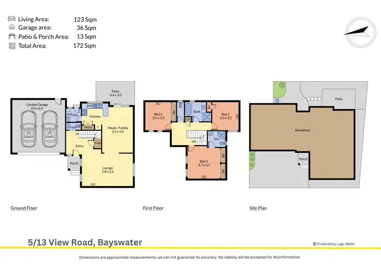 Floorplan of Homely townhouse listing, 5/13 View Road, Bayswater VIC 3153