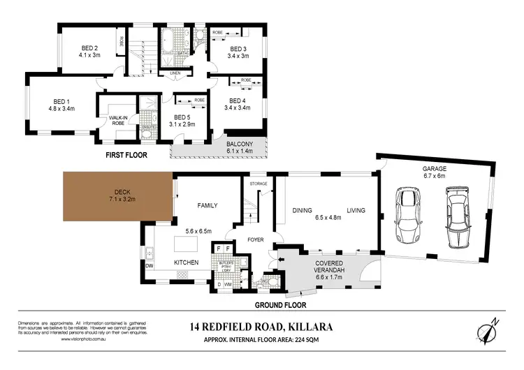 Floorplan of Homely house listing, 14 Redfield Road, East Killara NSW 2071