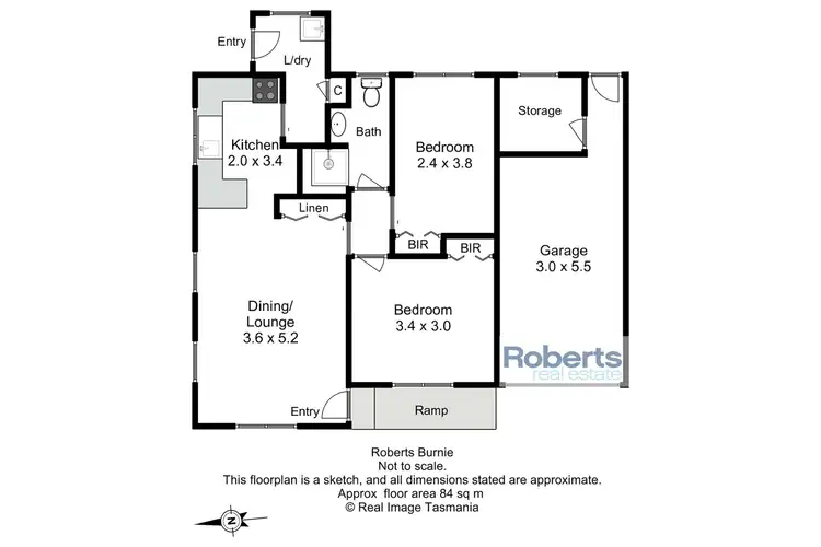 Floorplan of Homely unit listing, 4/10 Robert Street, Smithton TAS 7330